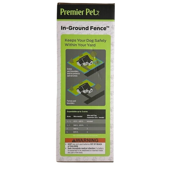 Premier Pet GIG00-16349 In Ground Fence For Dog's 8LB+ 6 Months + NEW SEALED BOX - Picture 3 of 11